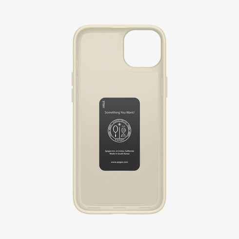 ACS06544 - iPhone 15 Pro Max Case Thin Fit in black showing the back